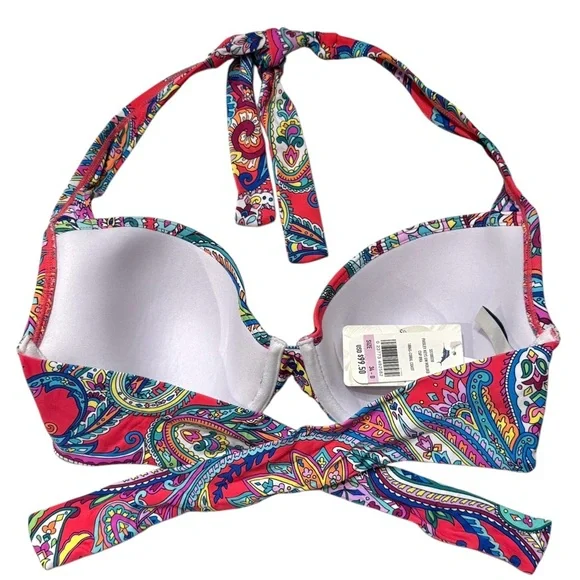 Tommy Bahama Paisley Keys UW Molded Cup Bra, 34B - Picture 8 of 12